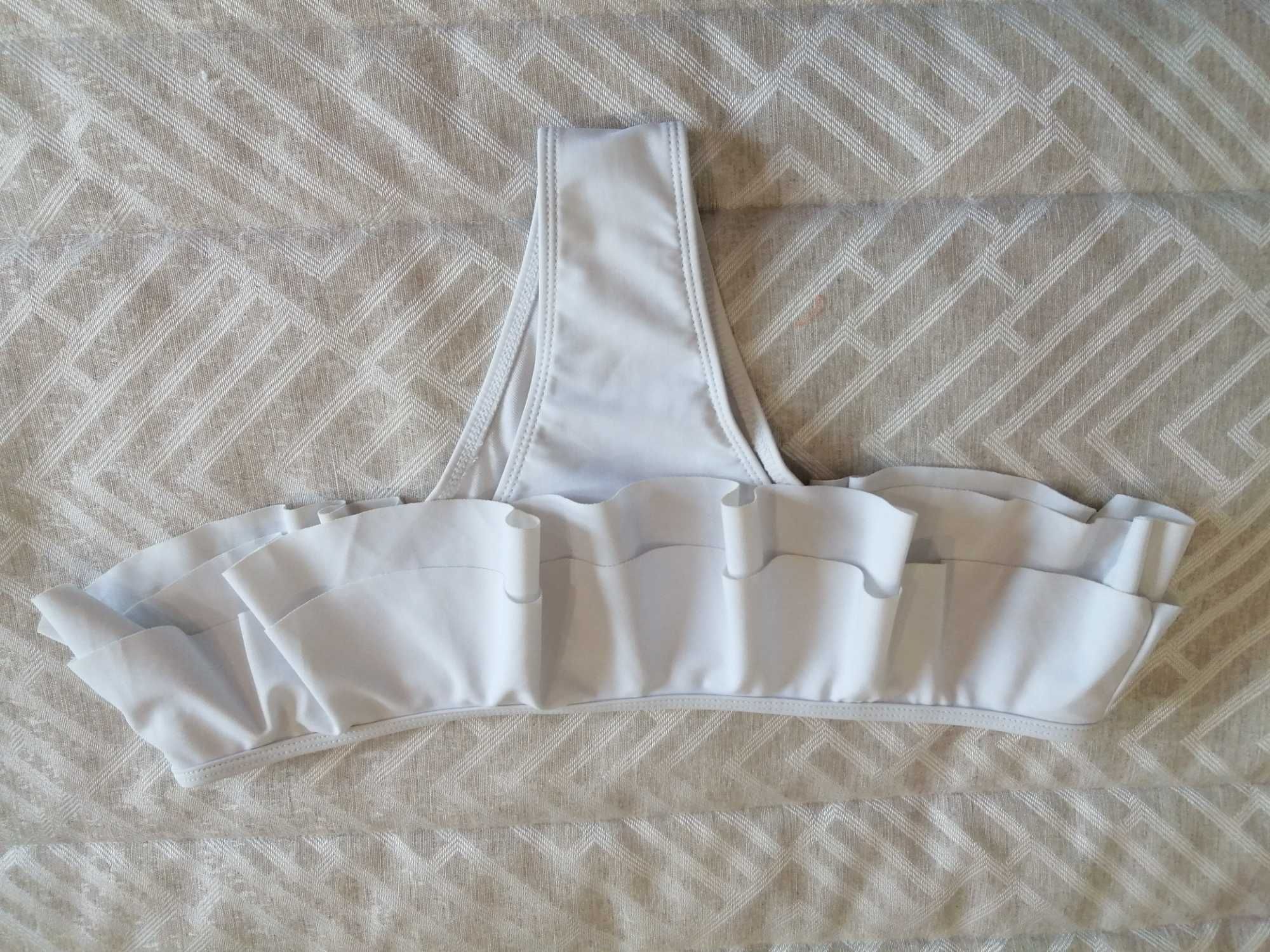 Cueca bikini folhos branca