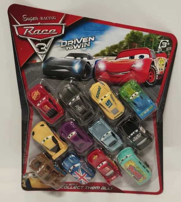 Zestaw autek Cars metaliczne połysk