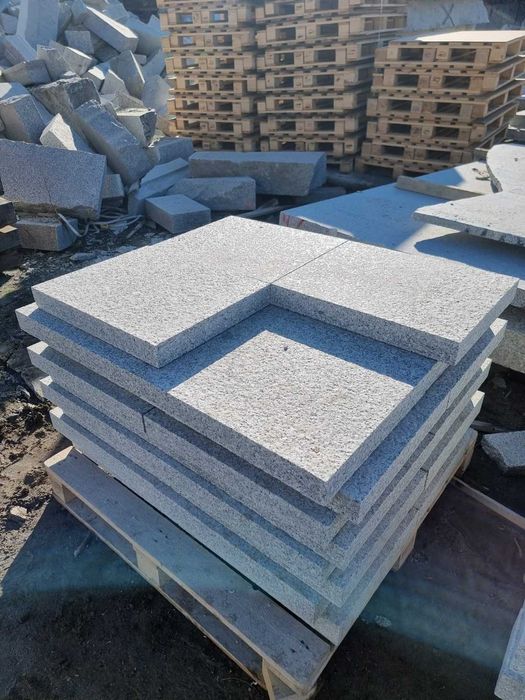 Płytki granitowe/ chodnikowe/ tarasowe 40x40x4 cm/ 60x40x5 cm