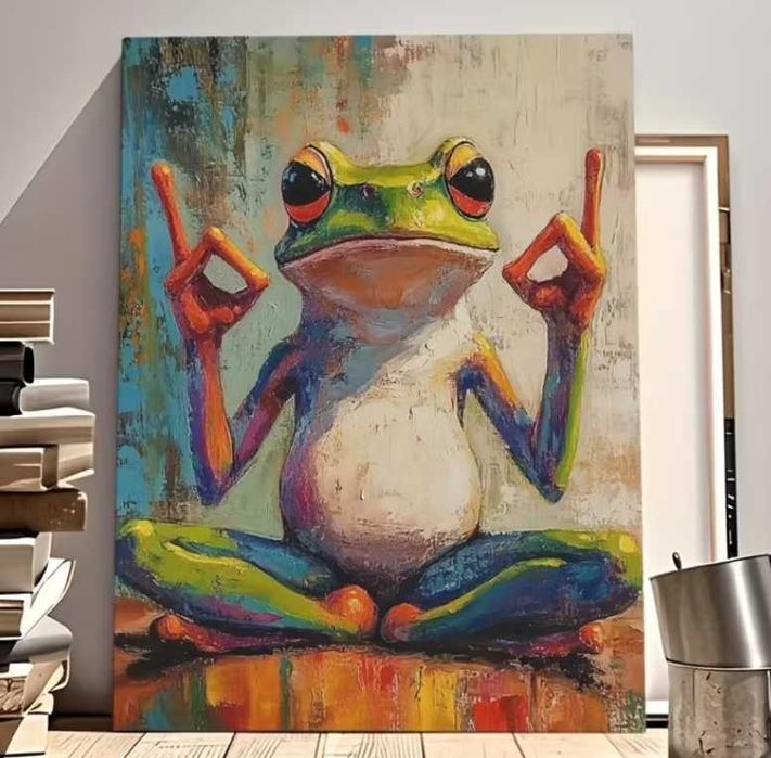 Obraz na płótnie żaba