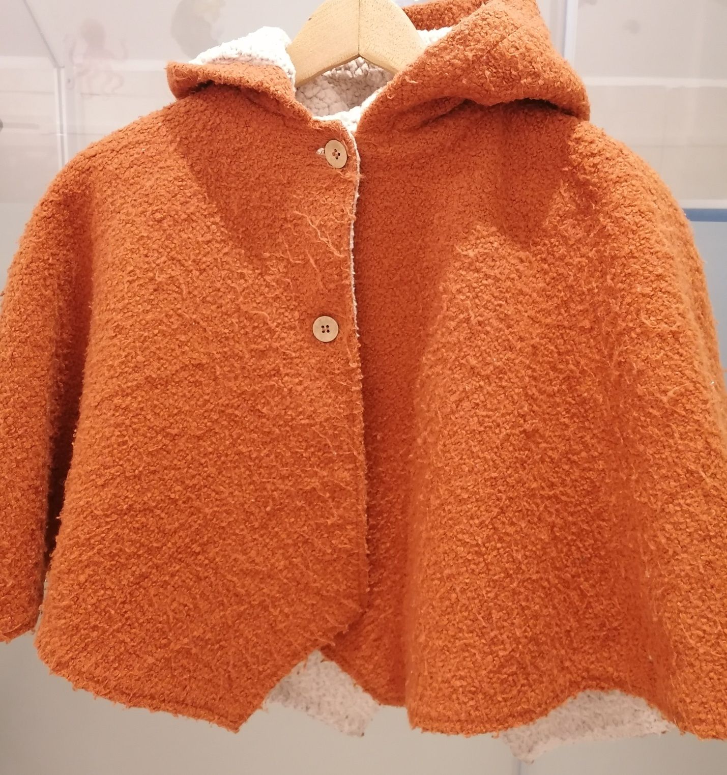 Casaco Capa  camel