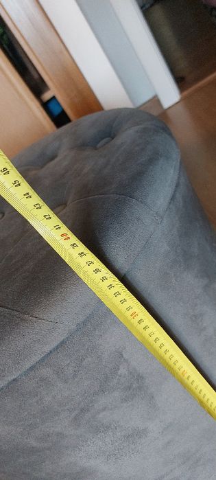 Banquete puff  cinzento