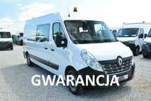 Renault Master  7 osobowy brygadówka NAJAZD max pełna opcja servis regały