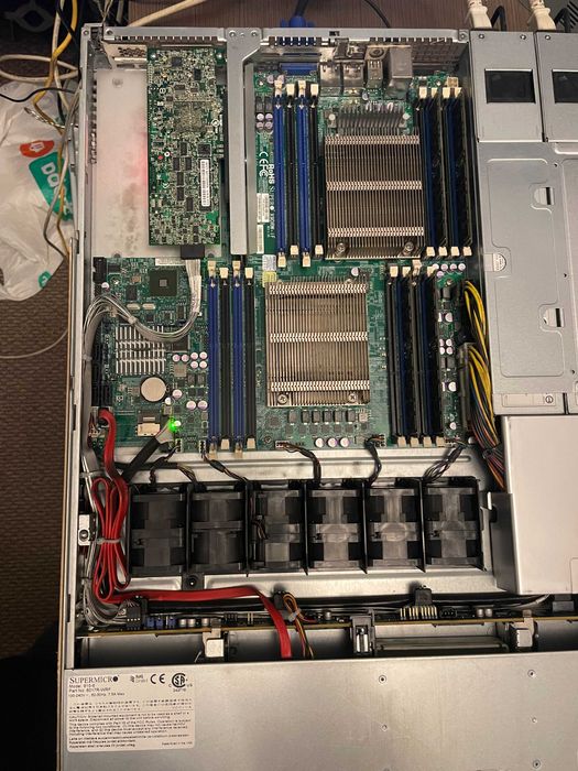 Сервер Server 1U Supermicro 6017R-WRF X9DRW-iF E5-2640  32Gb