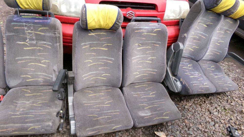 Wrz55 Fotel podwójny fotele bus kamper ławka podłokietniki