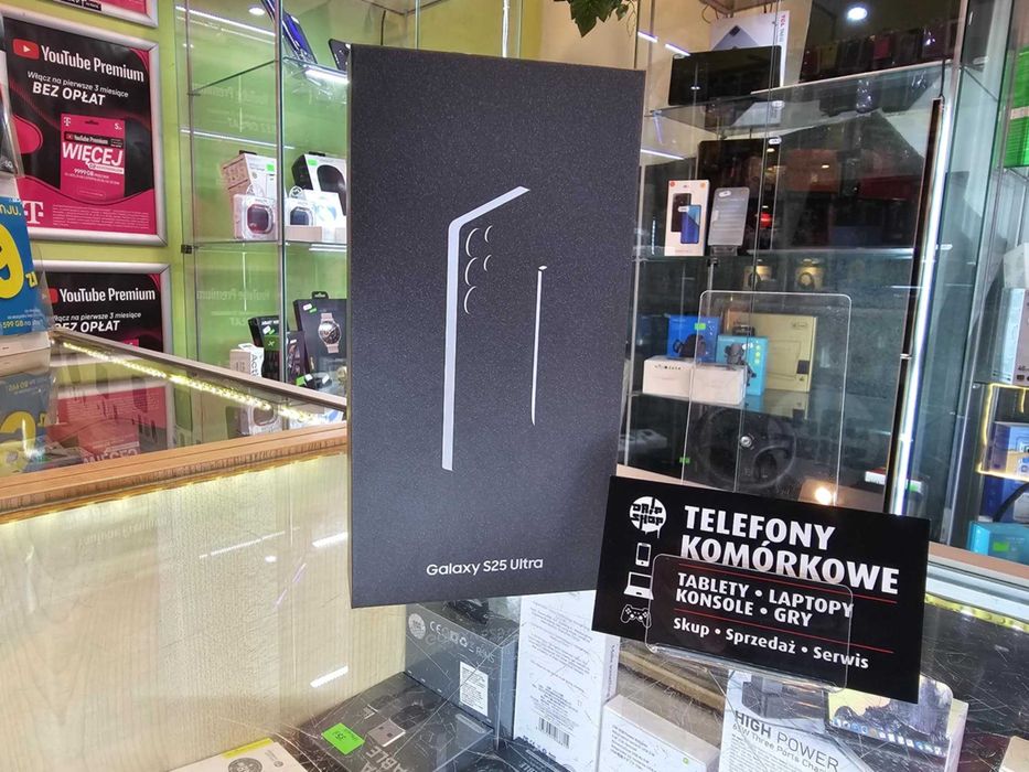 BLACK PROMO Samsung S25 Ultra 12/512 NOWY/Gwarancja24/SklepGSM/Lwsk