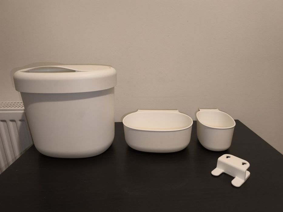 Kosze zawieszane na łóżeczko Ikea