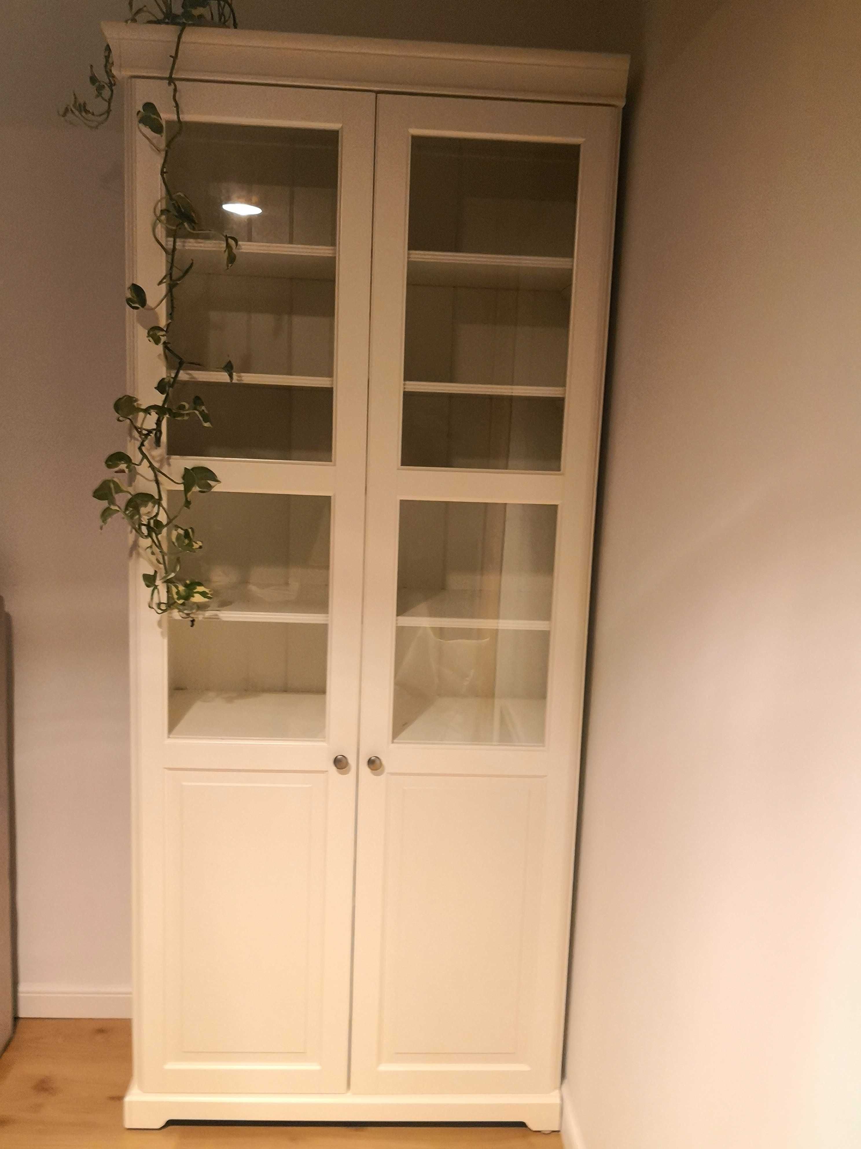 Witryna Ikea biała