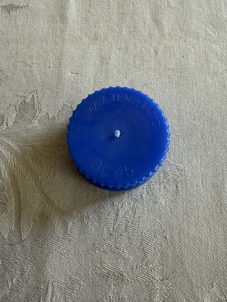 Garrafa antiga de vidro de laboratório