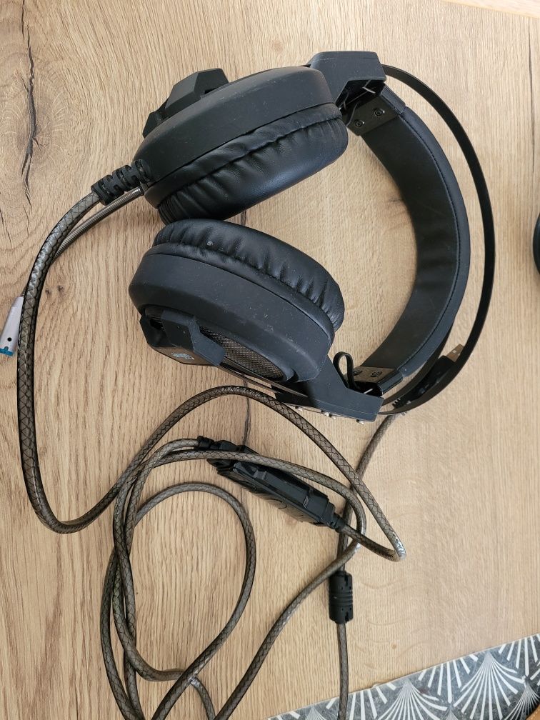 SŁUCHAWKI gamingowe QILIVE Q.3351 z mikrofonem