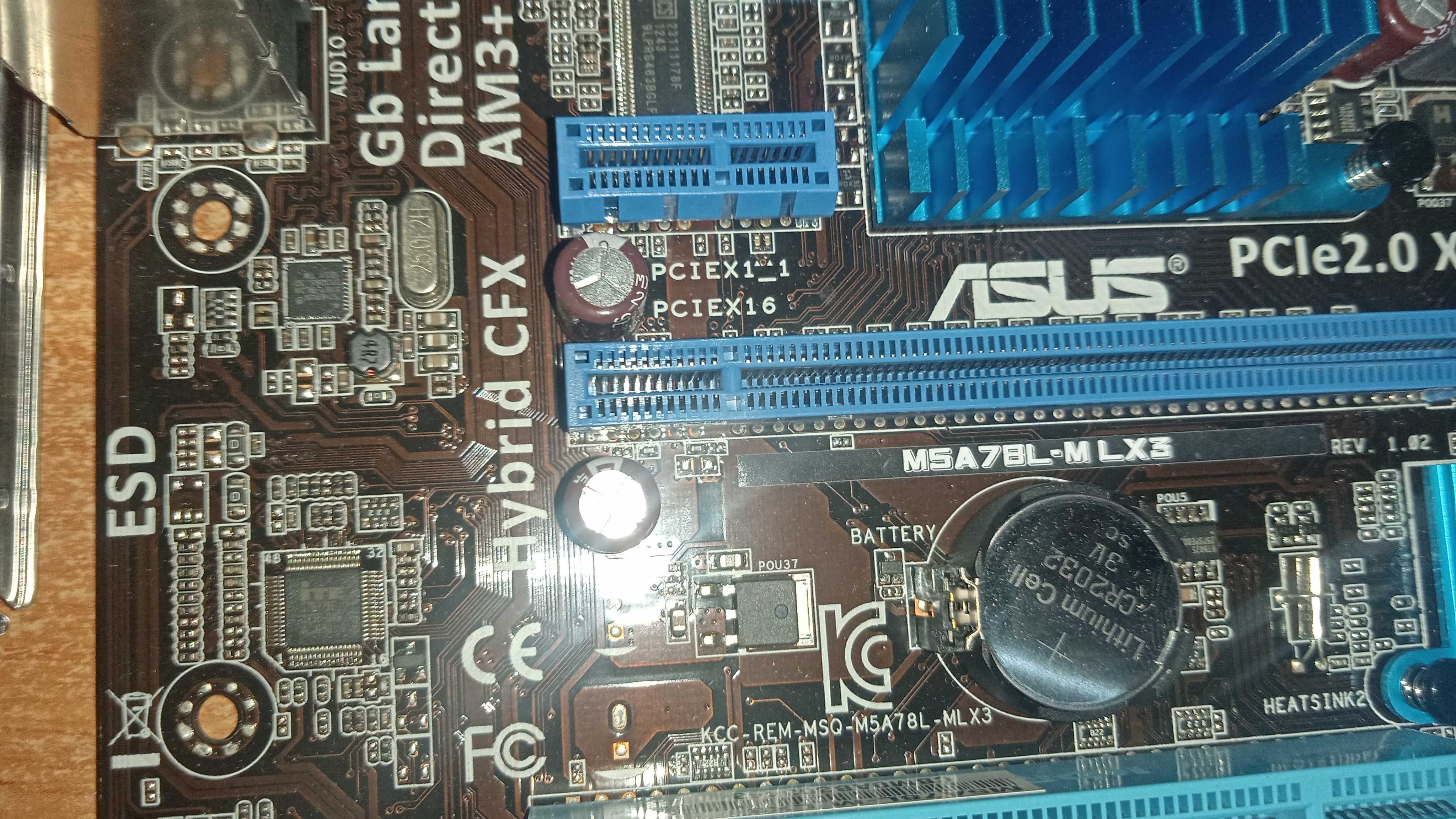 Мат.пл. АМ3+ asus M5A78L-M LX3(ddr3)+Phenom II x6 1045t(6 ядер)+кулер