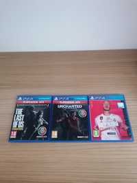 Jogos Ps4, The last of us, Uncharted e FIFA 20