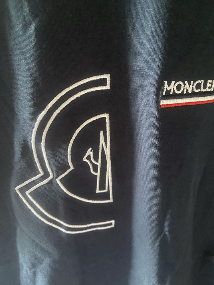 Moncler rozmiar M koplet metek granat