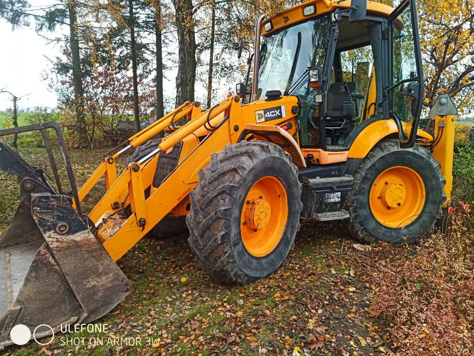 Usługi koparko ładowarka JCB 4CX izolacje drenarka kostka brukowa.