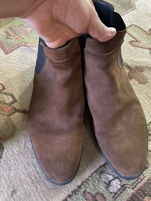 Buty Zara sztyblety skórzane męskie nr 45