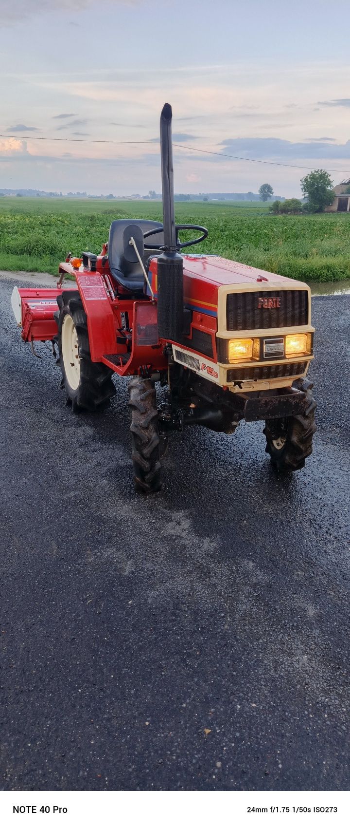 Traktorek ogrodniczy yanmar#naped4x4#glebogryzarka#