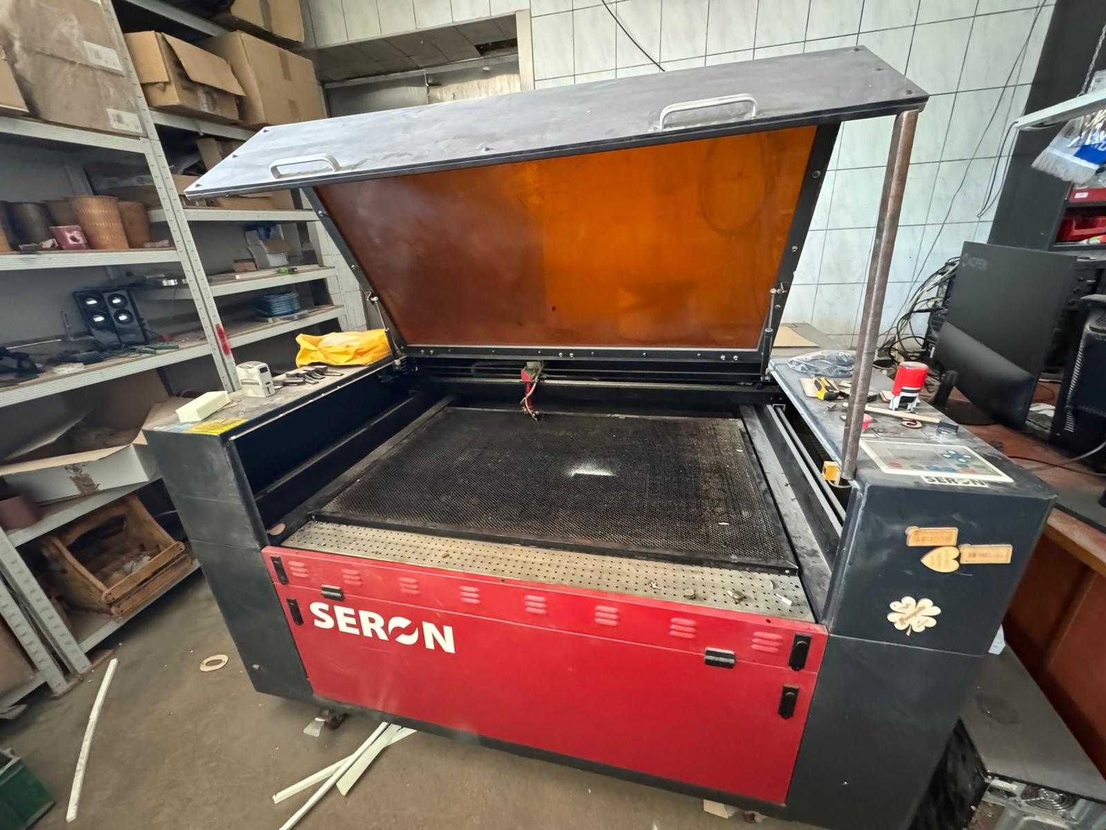 Ploter laserowy SERON SL1280 80W + chiller + wentylacja – komplet