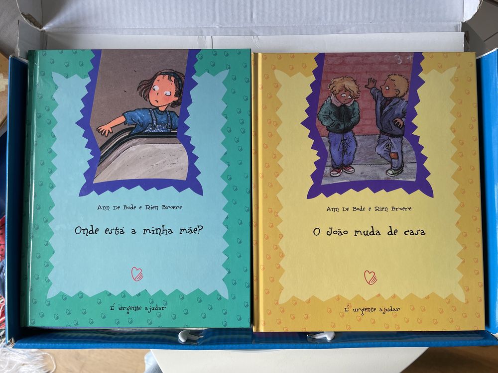 Coleção de livros é urgente ajudar-para trabalhar as emoções