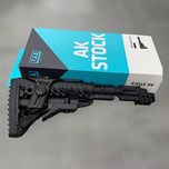 Приклад прямий для АК з щокою, FAB Defense GLR-16 CP + труба SBT-K47.