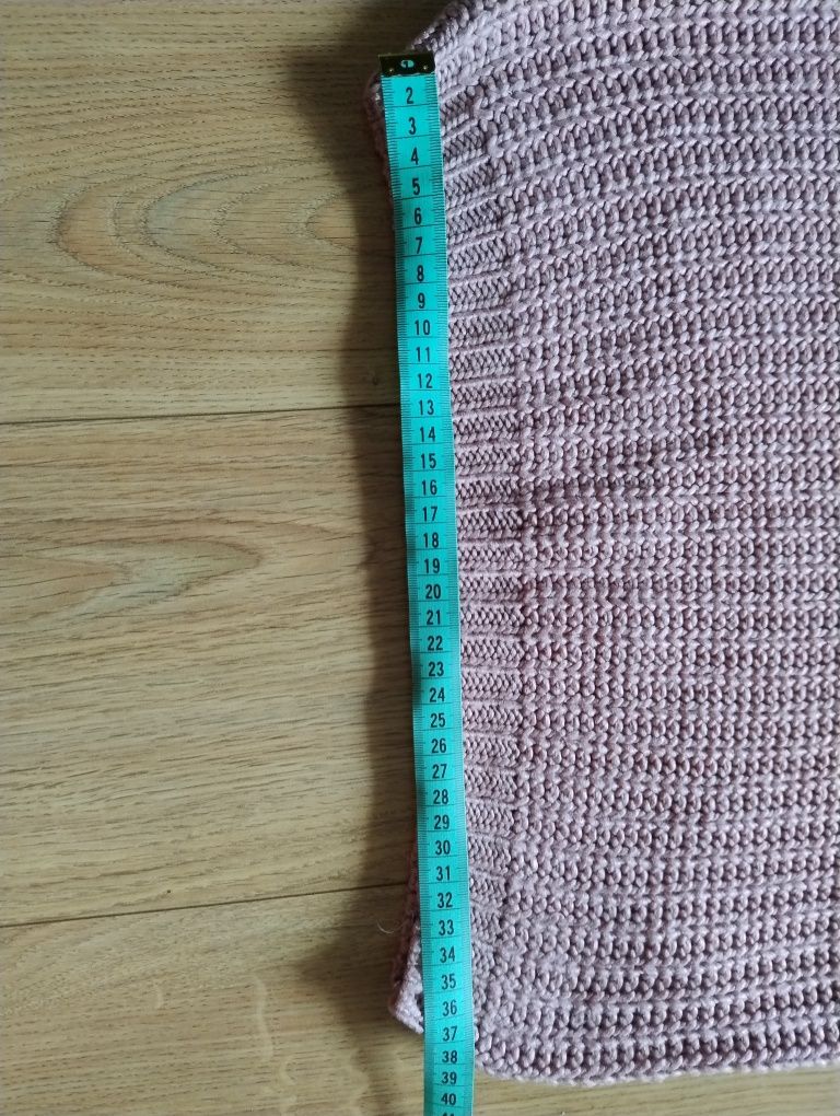 Różowy damski sweter