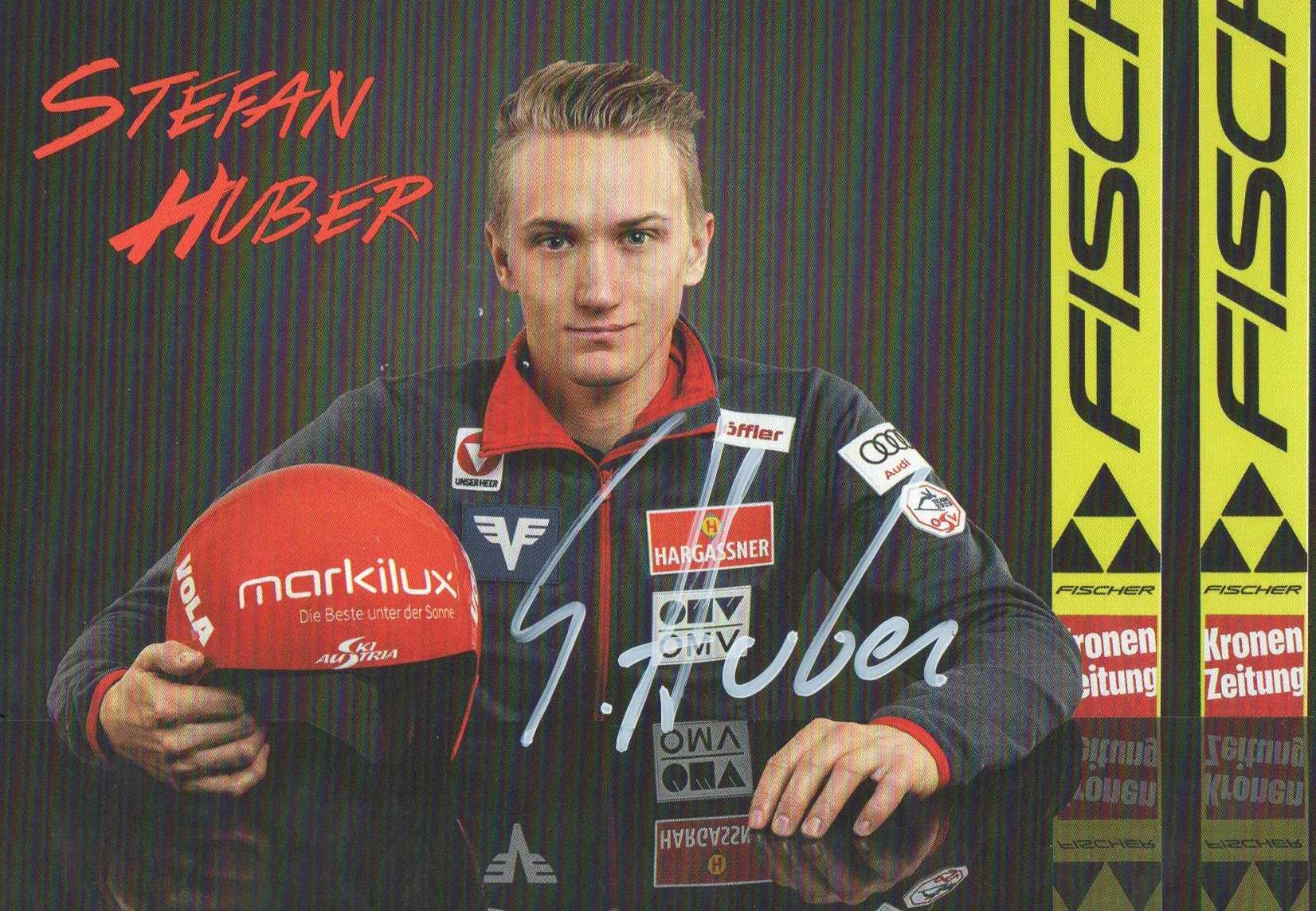 Stefan Huber - autograf (skoki narciarskie)