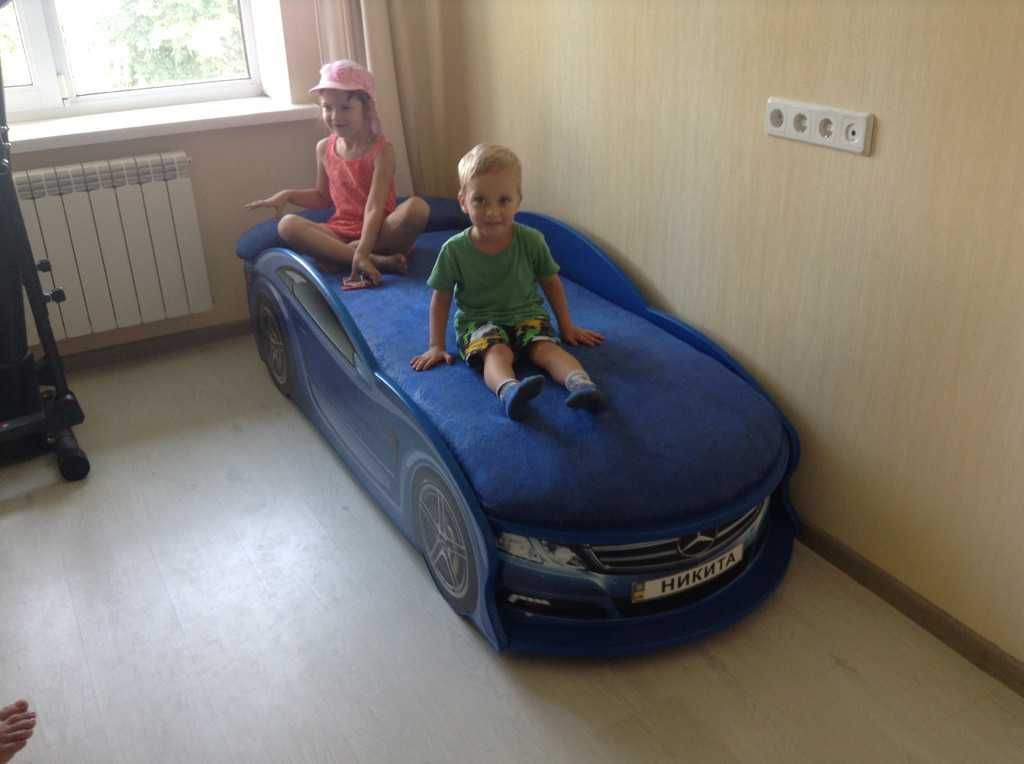 Дитяче ліжко машинка/кровать машина+ПОДАРУНОК+БЕЗКОШТОВНА ДОСТАВКА