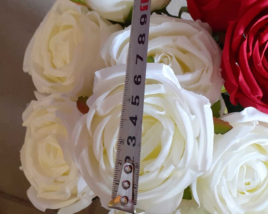 Róże kwiaty sztuczne bukiet