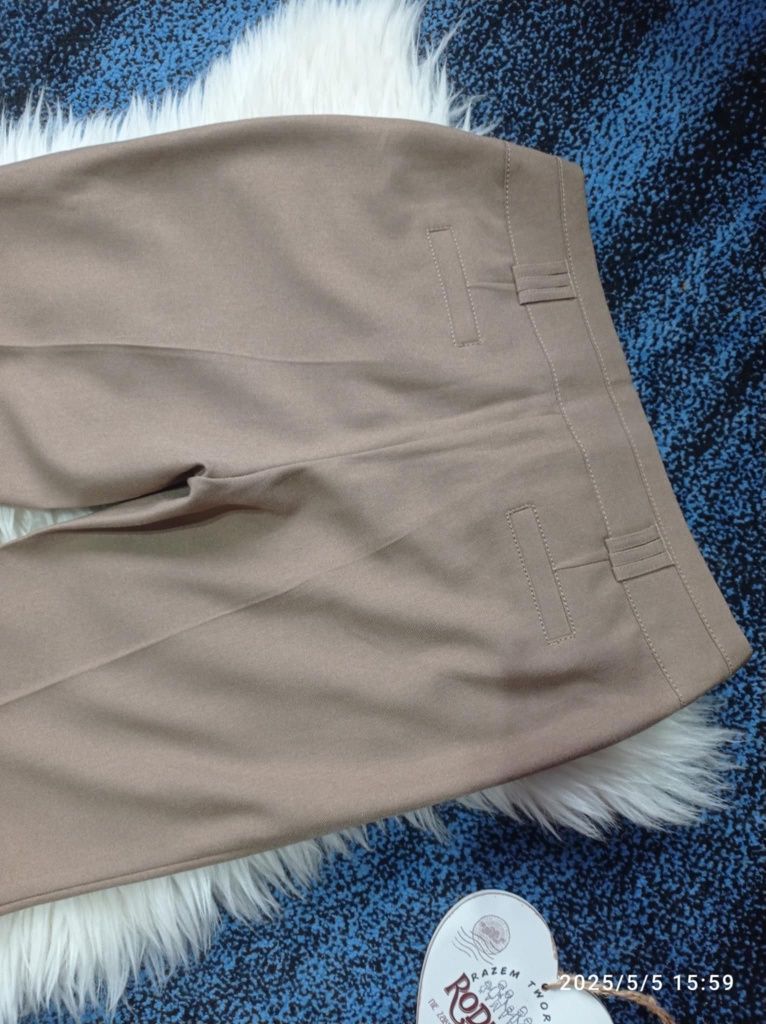 Spodnie 10 M 38 w kant eleganckie wizytowe biurowe codzienne święta im