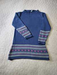 Туніка, свитер, свитшот зв'язаний на дівчинку 5-6 р розмір 110