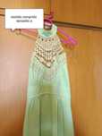 Vestido comprido em verde lima tamanho S sem costas