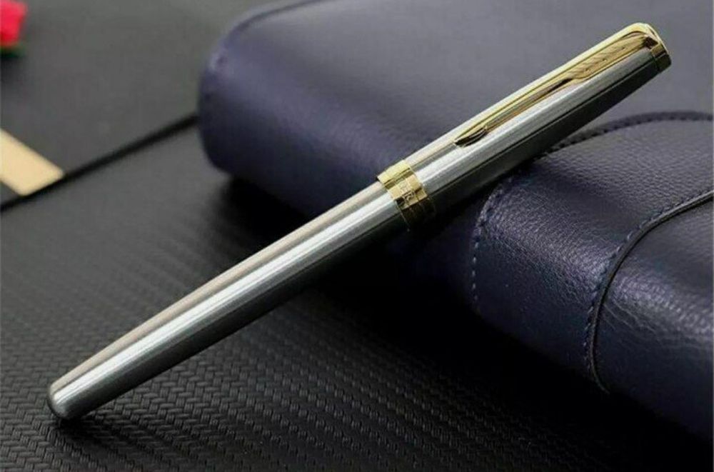 Чернильная ручка Паркер Sonnet Stainless steel GT