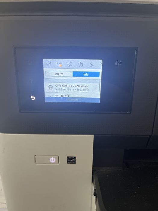 Hp office jet pro 7720