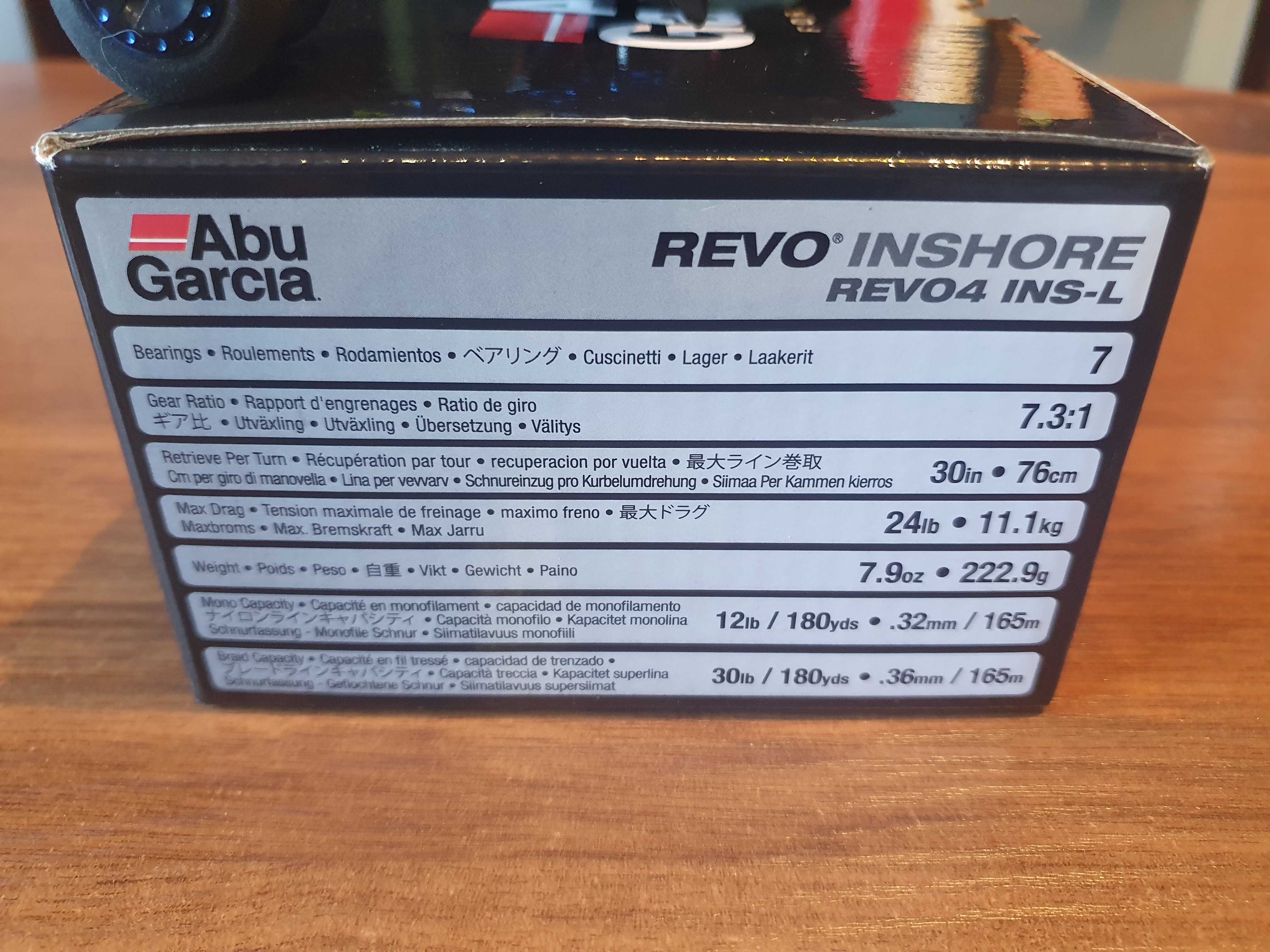 Multiplikator Abu Garcia  Revo 4 Inshore INS-L