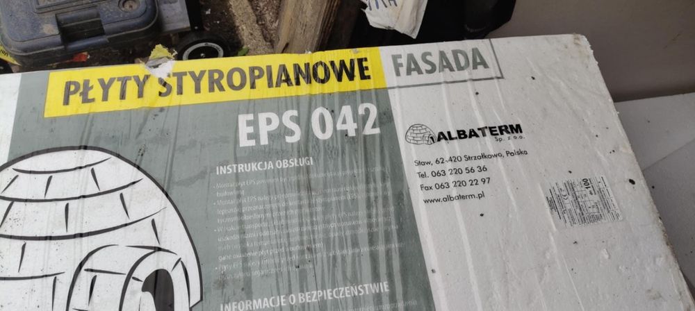 Styropian gr10cm 6 paczek cena za wszystko