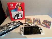 Nintendo Switch Oled Szkło ma, gwarancja pełni sprawny zestaw oryginał