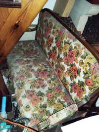 Stara przedwojenna kanapa sofa do renowacji