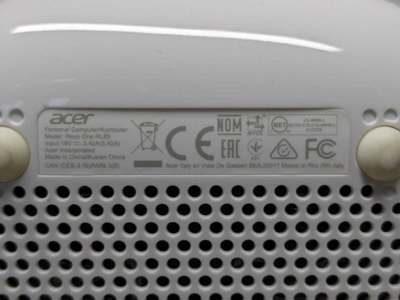 ACER REVO ONE i3-5010U + WiFi/ ACER veriton i3-7100T пк міні системник