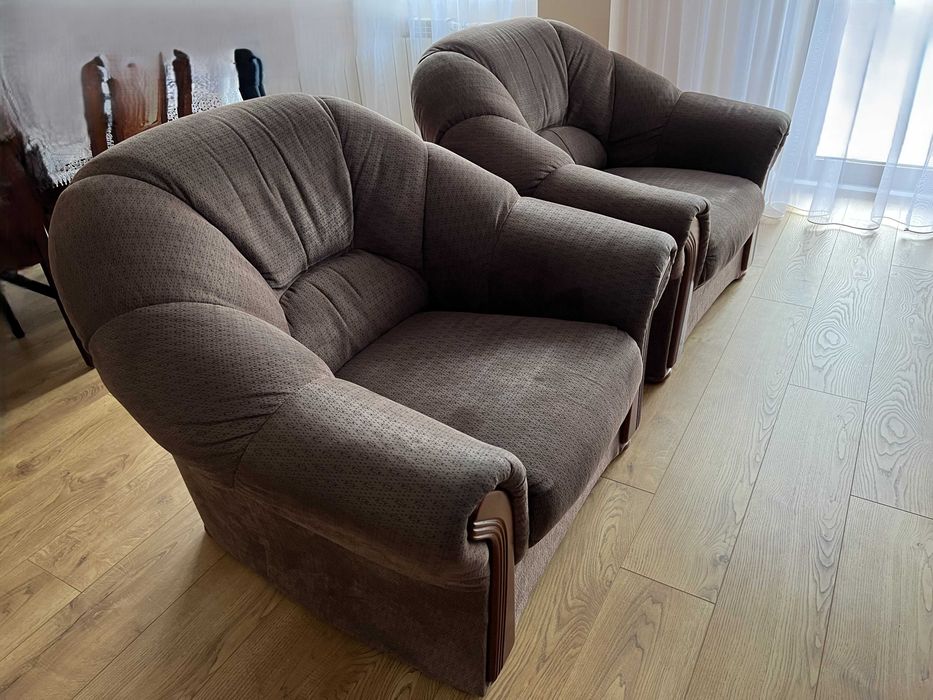 Komplet: kanapa + 2 fotele