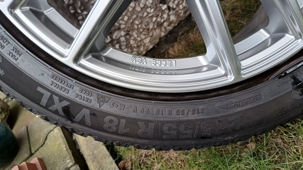 Felgi 18 opony zimowe Terraco Seat Vw Tiguan t roc Skoda kodiaq Karoq