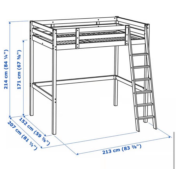 Beliche de cama de casal como novo