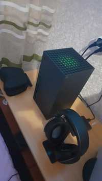 Xbox series X + Corsair HS75 wireless+hdd 500gb+2 нові диски