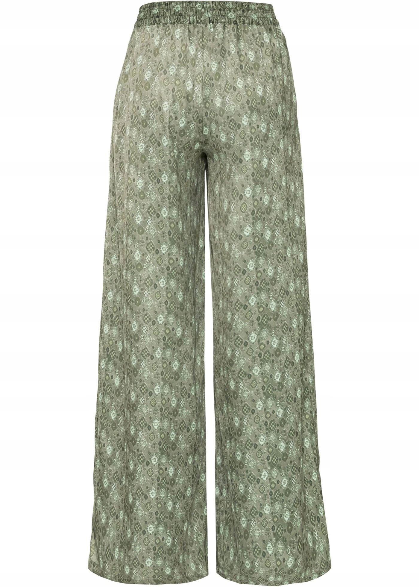 *B.P.C spodnie khaki z nadrukiem palazzo 40.