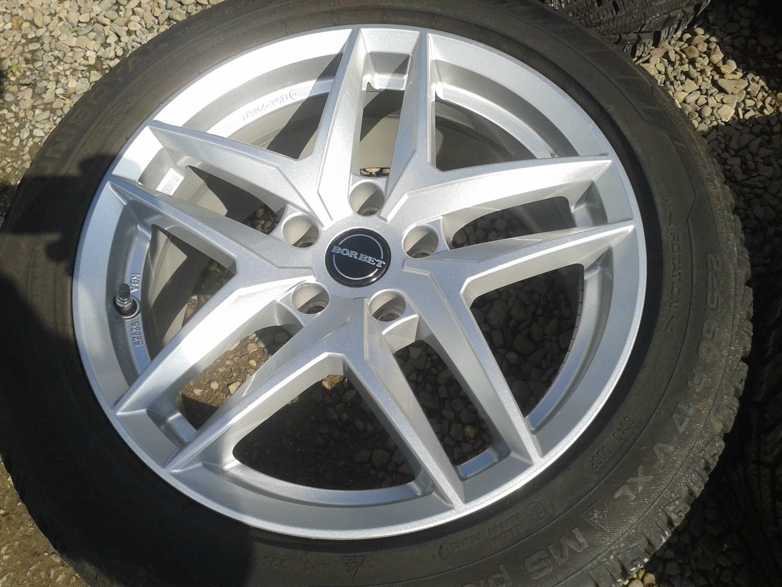 felgi r17 borbet audi a4 a5 a6 q3 q5 wklesle b8 b9 c7 5x112 mielec c8