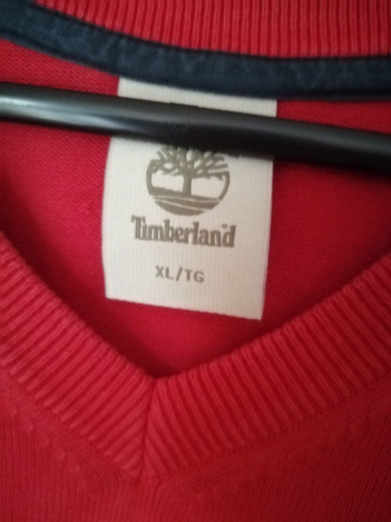 Czerwony sweter Timberland