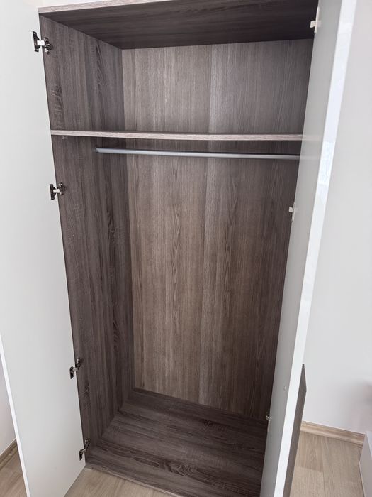 Biała szafa 201x100x60 używana stan idealny