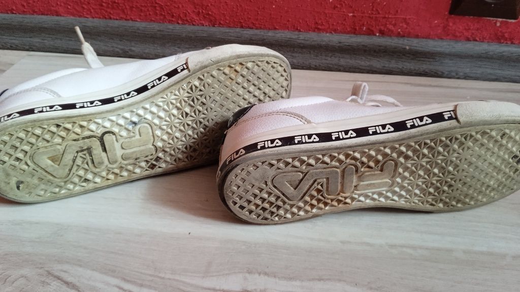 Buty adidasy trampki FILA białe 38