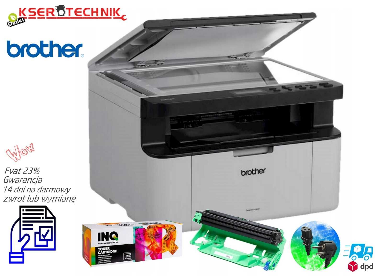 Urzązenie wielofunkcyjne laserowe Brother DCP-1510E / Mała do domu /