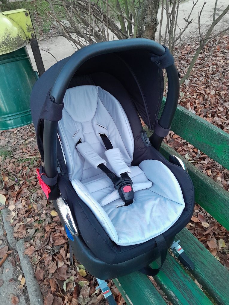 Wózek junama diamond 3w1 z bazą isofix  gondola spacerówka i nosidełko