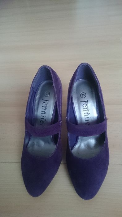 Czółenka półbuty JENNIFER 35 fioletowe jak nowe