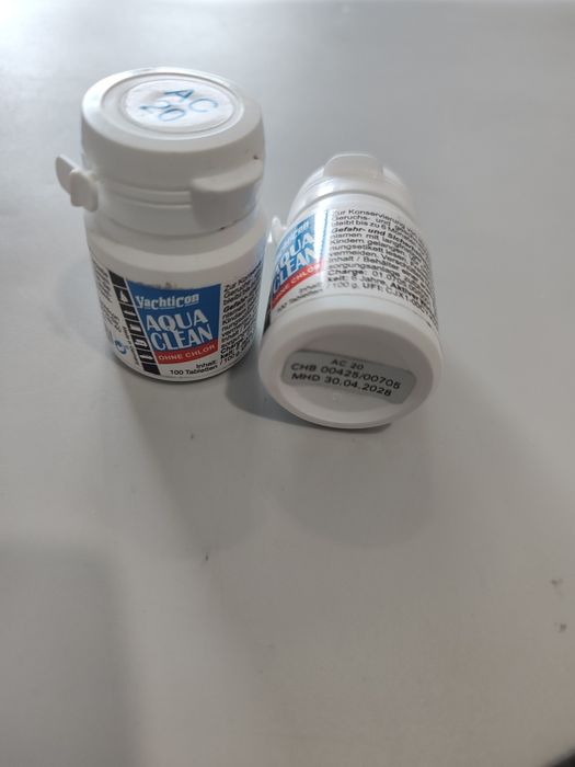 2x Tabletki do uzdatnia wody bez chloru 4000 litrów data do 2028